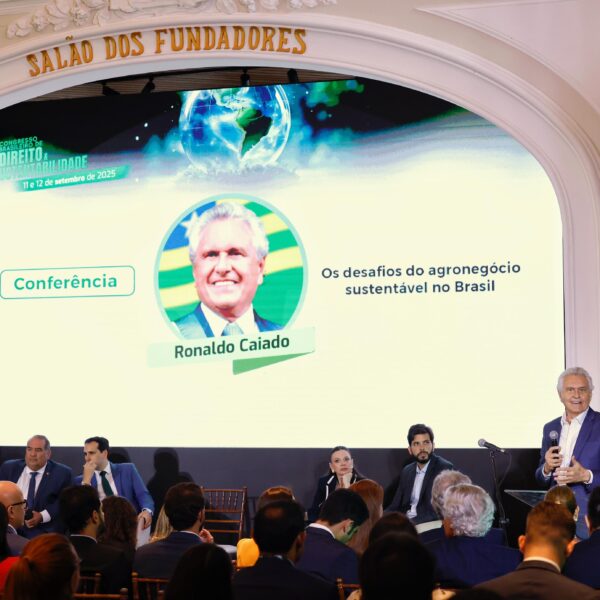 Caiado apresenta ações de Goiás para fortalecer agronegócio sustentável