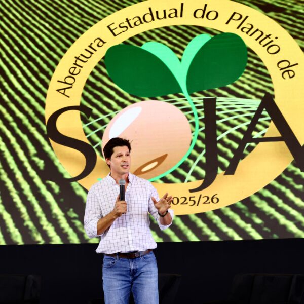 Daniel Vilela no lançamento da safra da soja