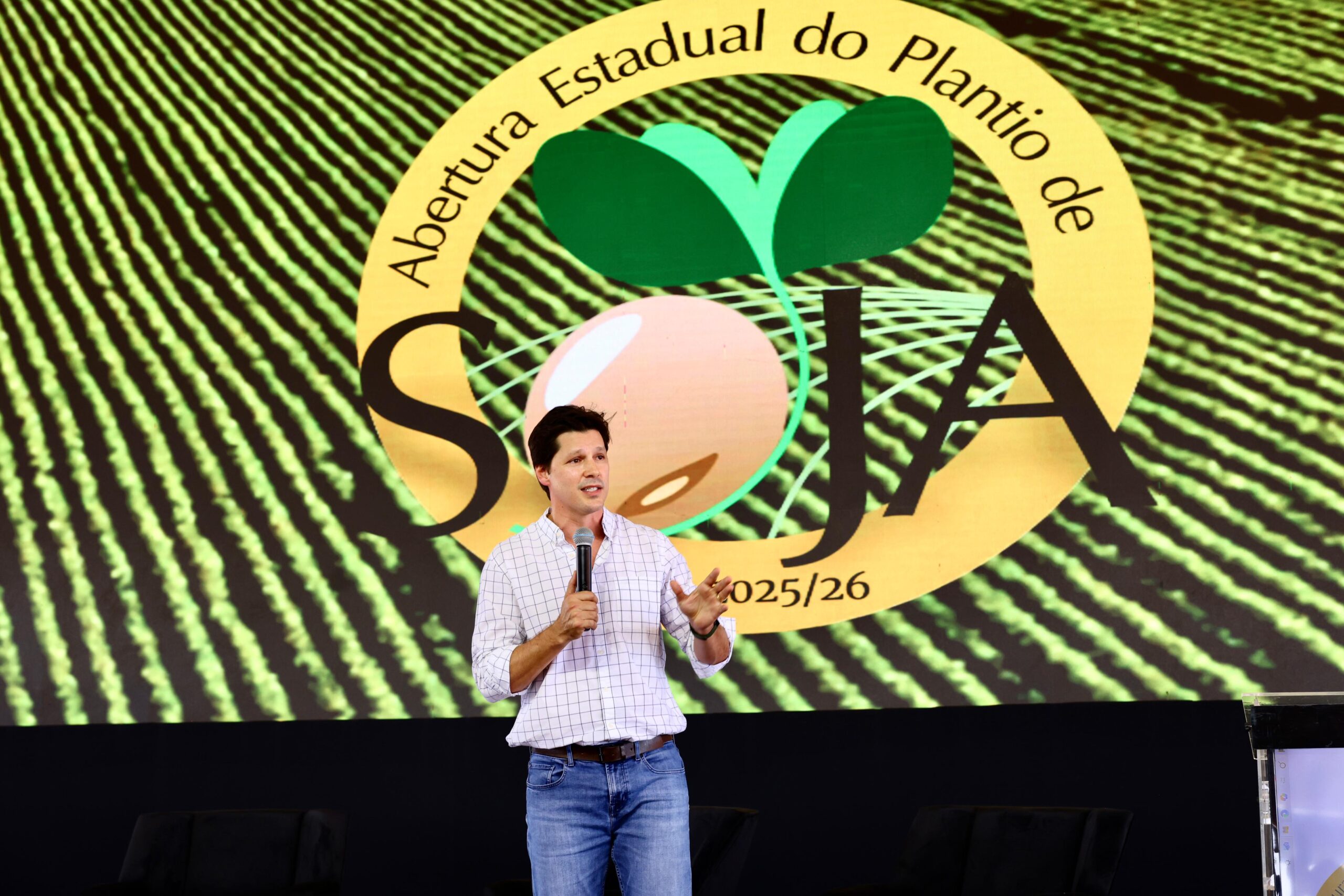 Daniel Vilela no lançamento da safra da soja