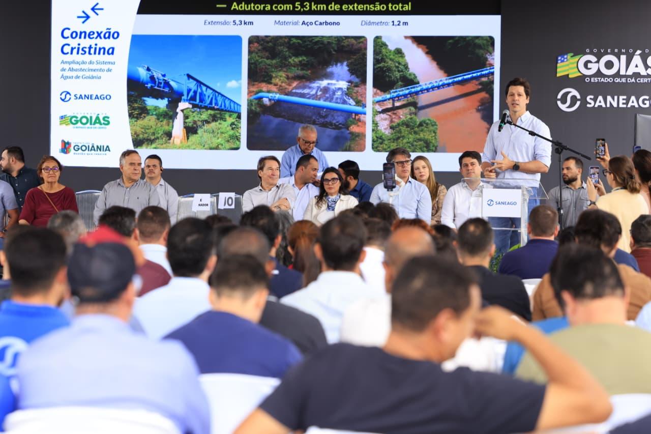 Inaugurada ampliação do abastecimento de água da Grande Goiânia