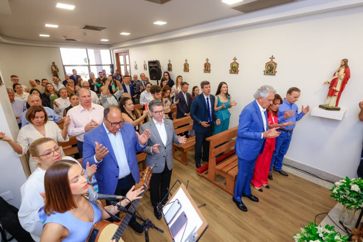 Missa marca inauguração da capela do Cora em Goiânia