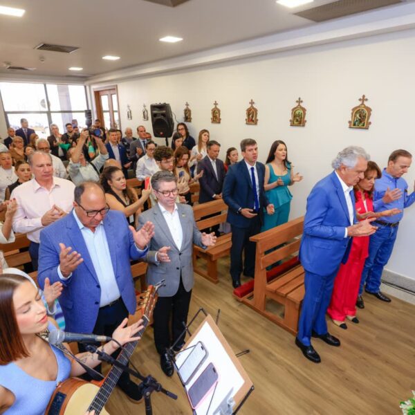 Missa marca inauguração da capela do Cora em Goiânia