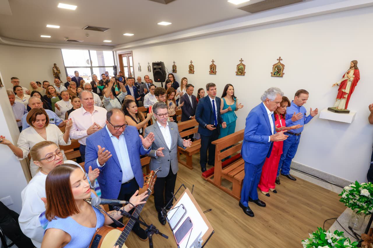 Missa marca inauguração da capela do Cora em Goiânia