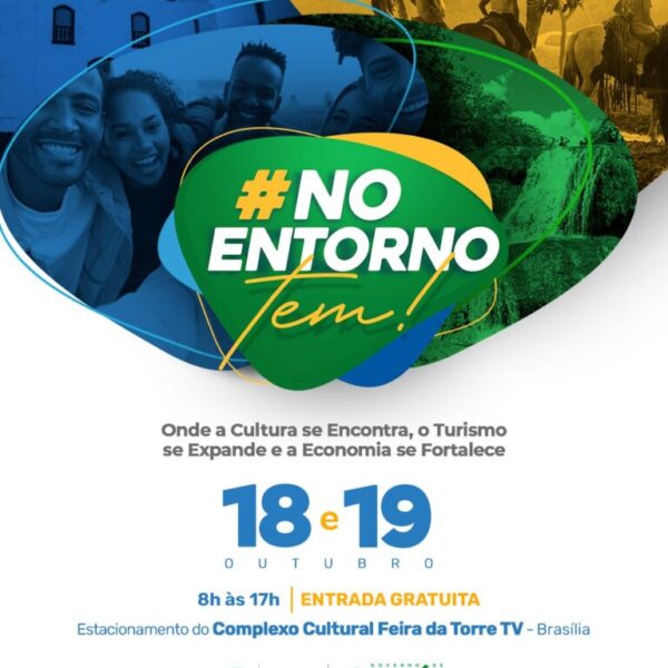 Cartaz de divulgação da feira no entornotem