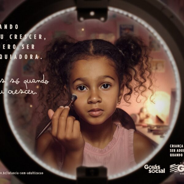 Campanha publicitária alerta para adultização de crianças