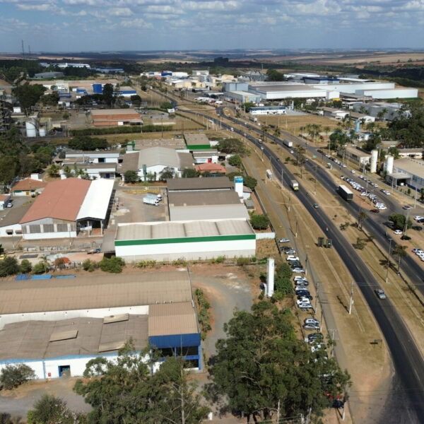 vista aérea do Daia