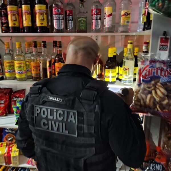 Força-tarefa fiscaliza bebidas