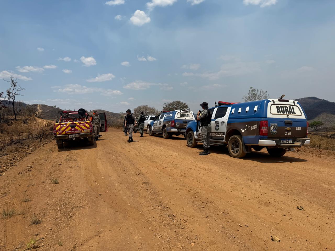 Operação da Semad sobre incêndios na Chapada dos Veadeiros