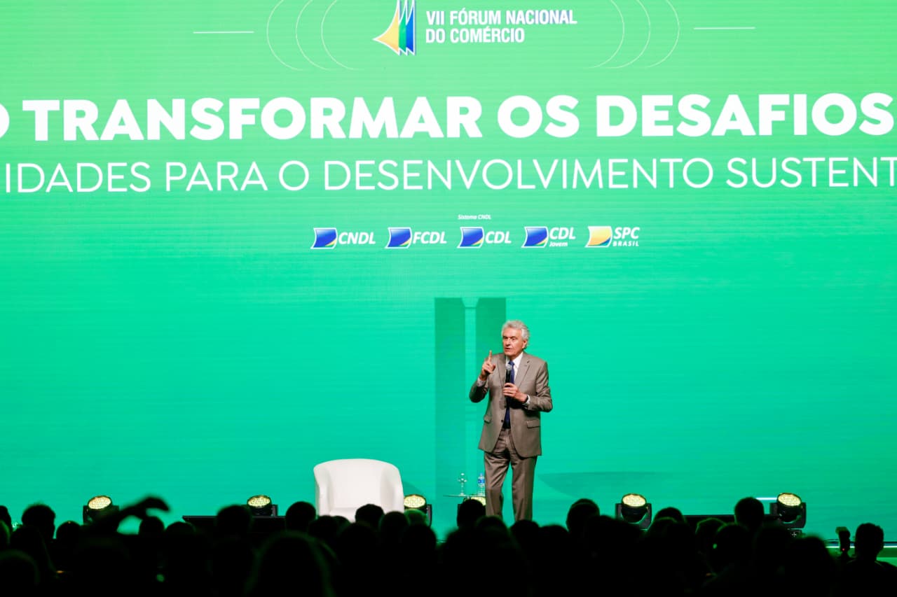 Em Brasília, Caiado destaca importância do comércio para crescimento de Goiás
