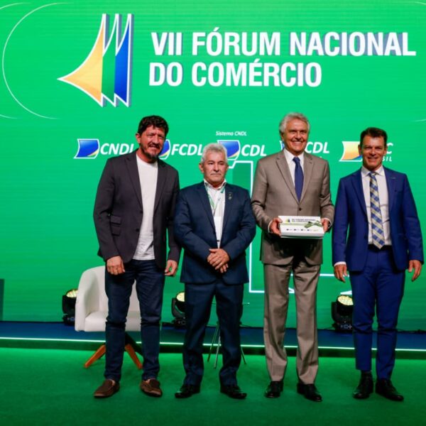 Em Brasília, Caiado destaca importância do comércio para crescimento de Goiás