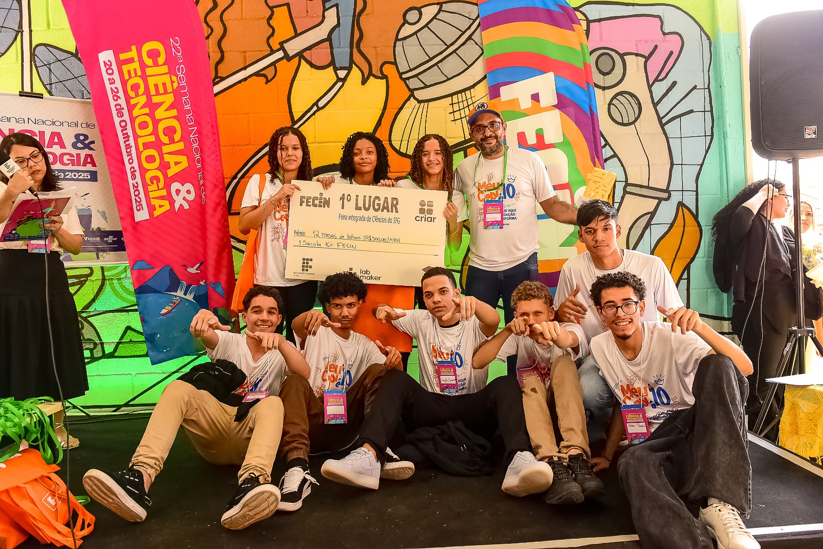 Estudantes da rede estadual são destaque na 22ª Semana Nacional de Ciência e Tecnologia do IFG