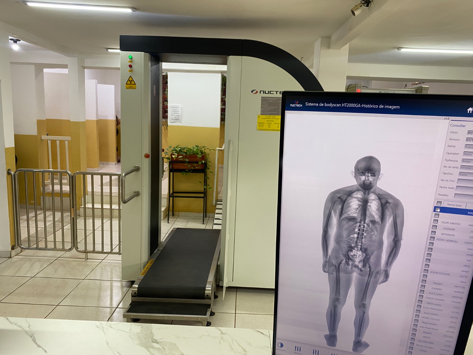 Polícia Penal instala scanners corporais em 100% das unidades prisionais goianas
