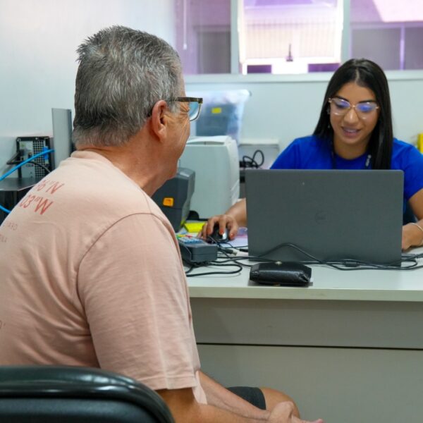Atendimento de homem para prevenção de câncer de próstata