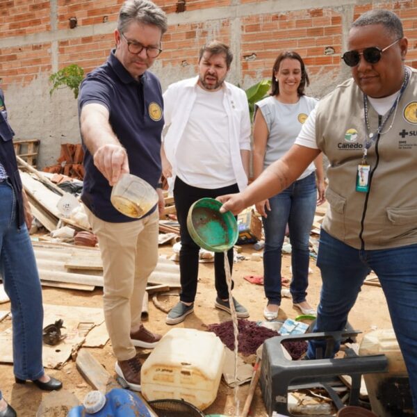 cOMBATE A CRIADOURO DO MOSQUITO NO Dia D de Mobilização Nacional contra a Dengue