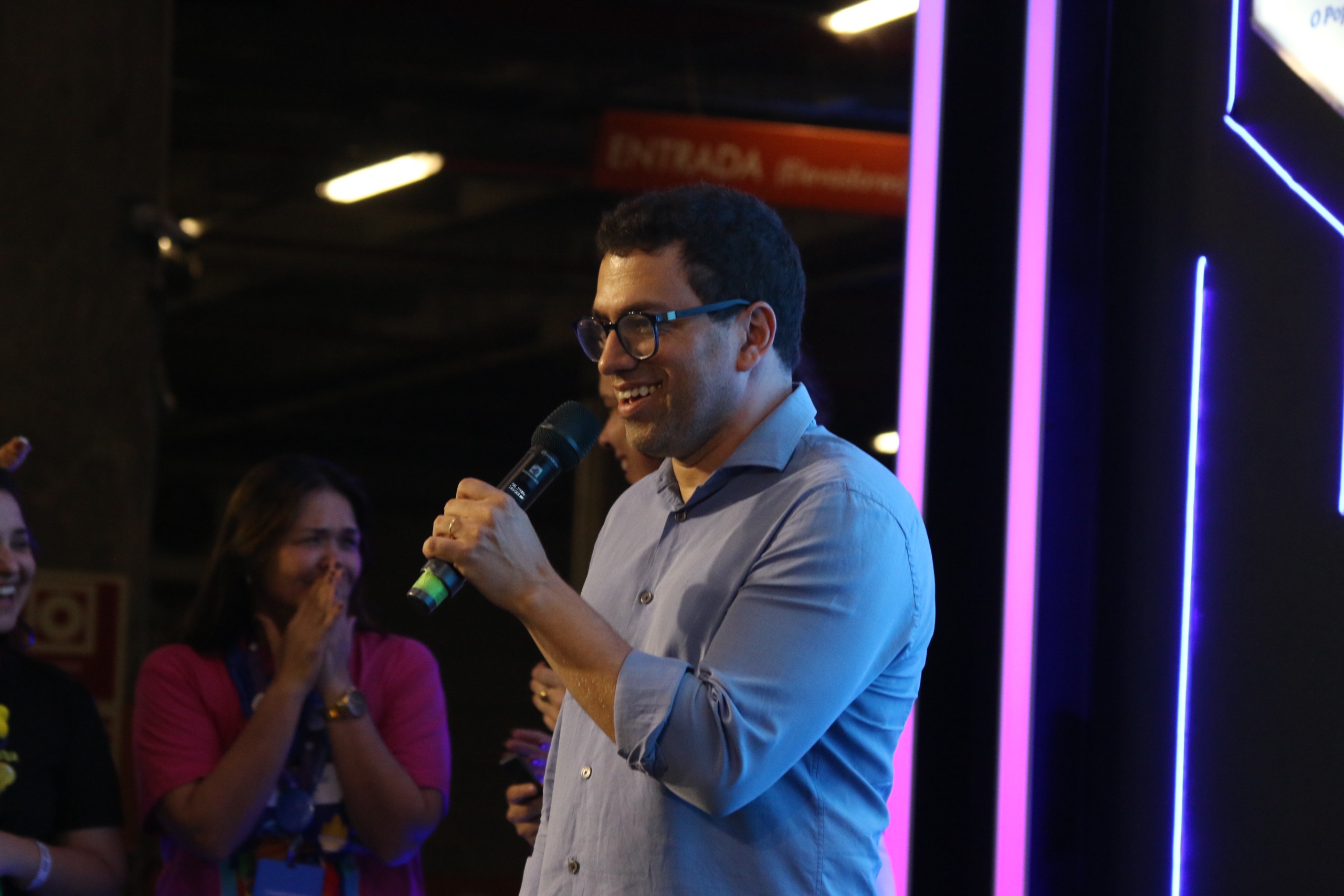 José Frederico na premiação da OLÍMPIADA DE IA APLICADA