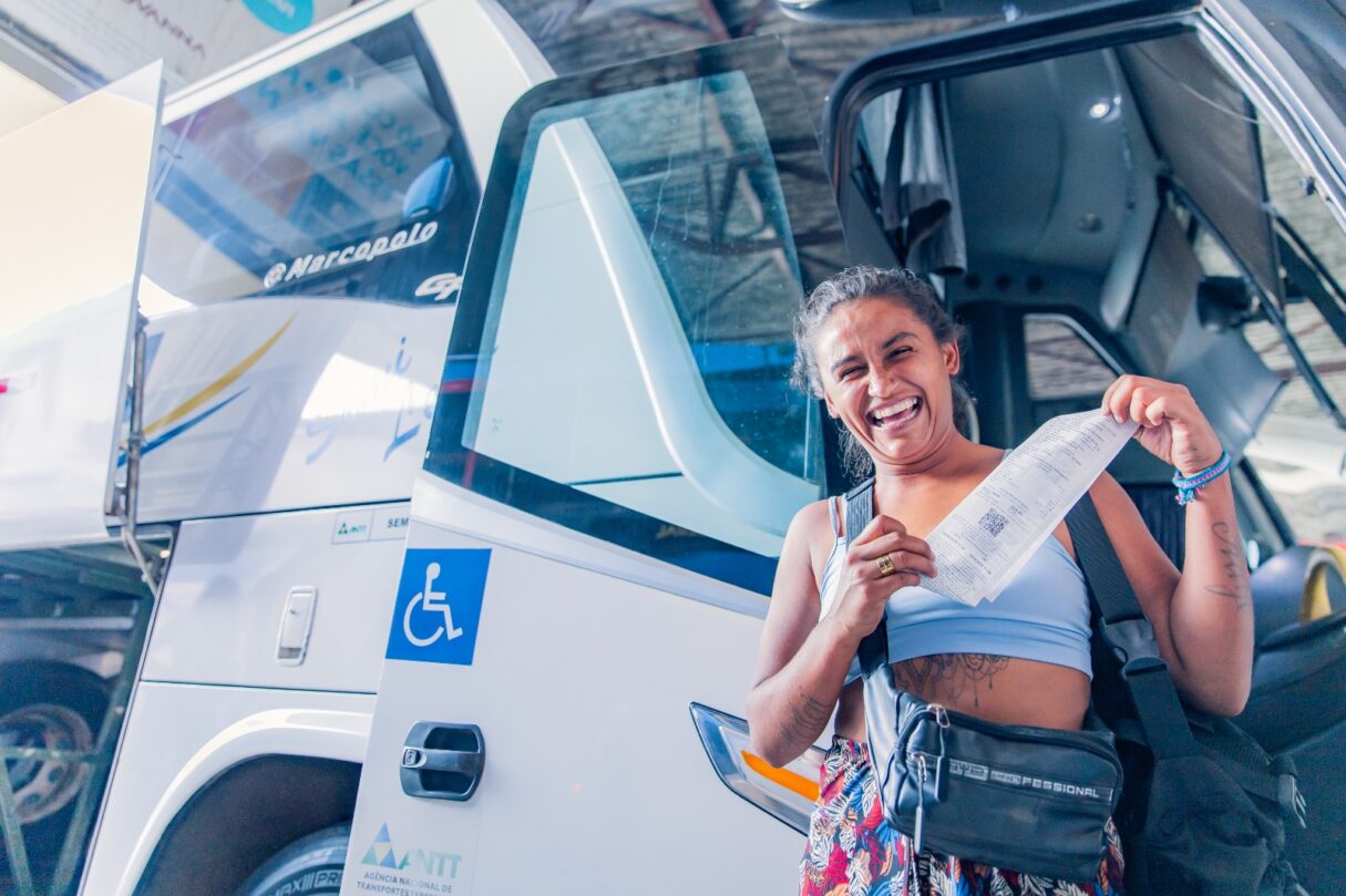 Beneficiária do programa De volta pra Casa