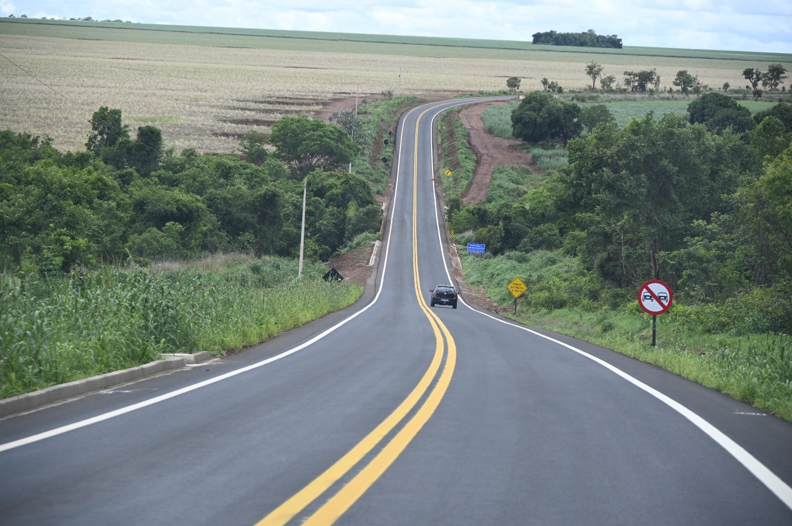 GO-184 tem restauração asfáltica concluída