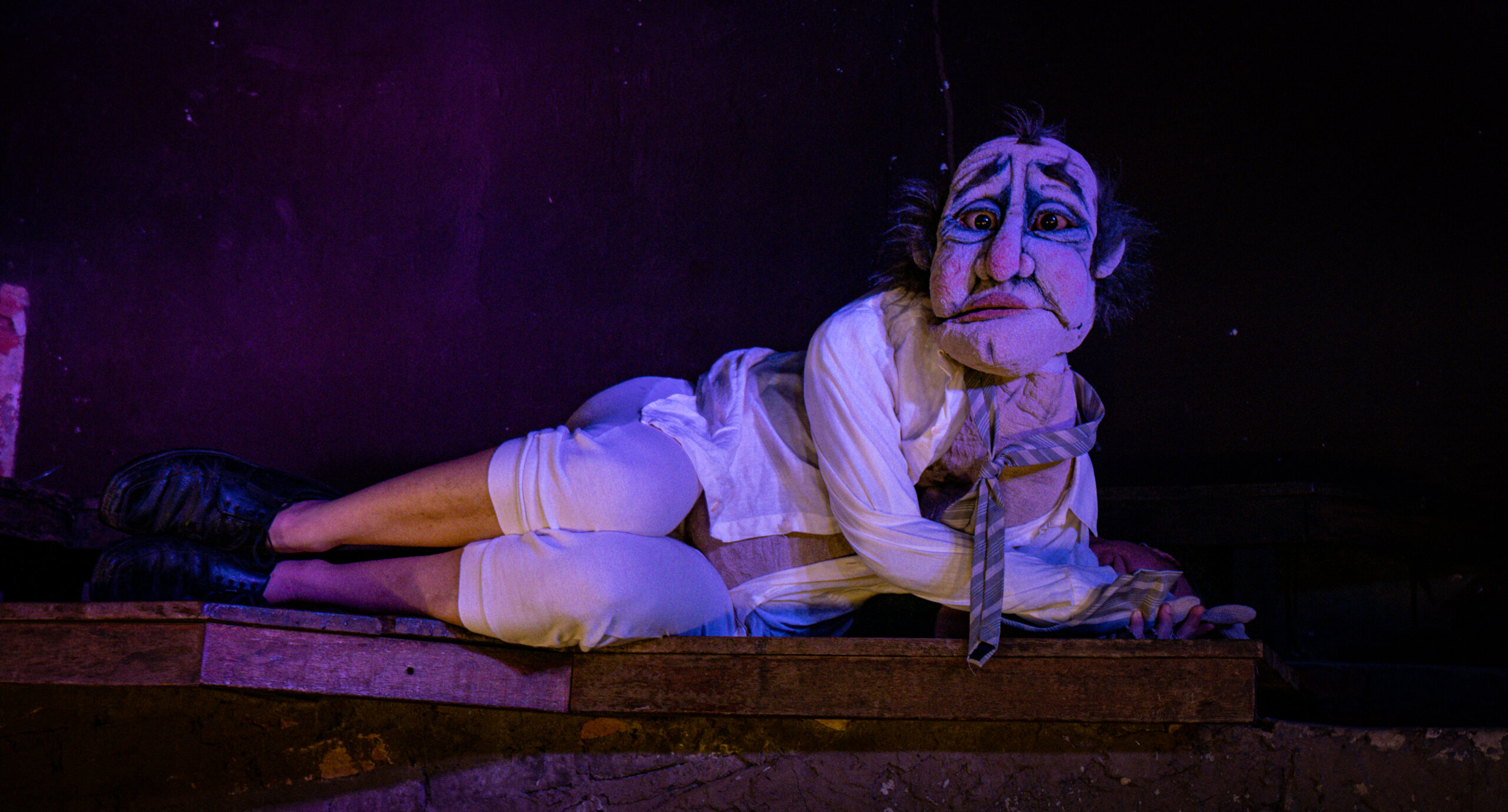 Boneco-personagem da peça Gervásio