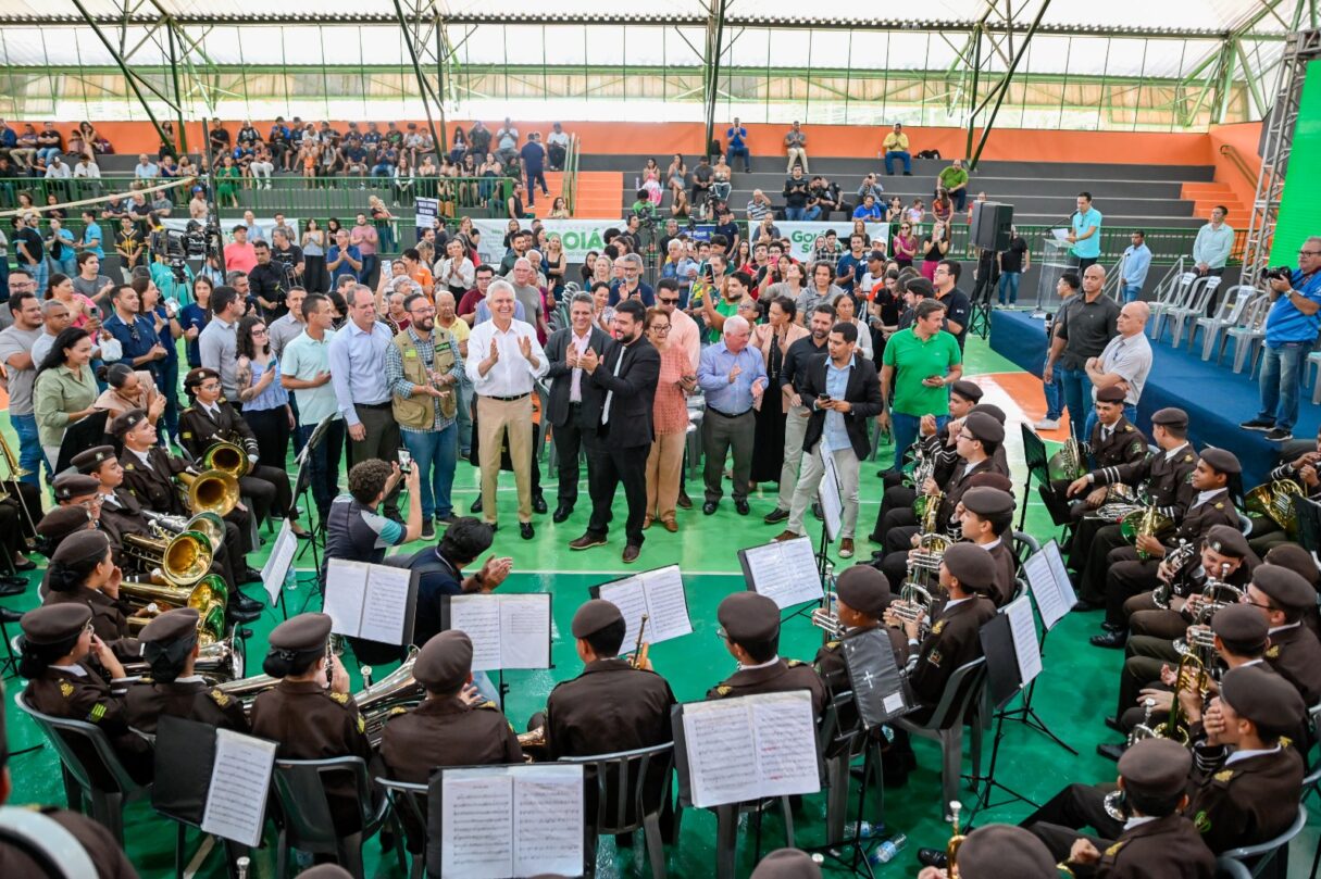Em Goiânia, inaugurada a reforma do ginásio no Parque Atheneu