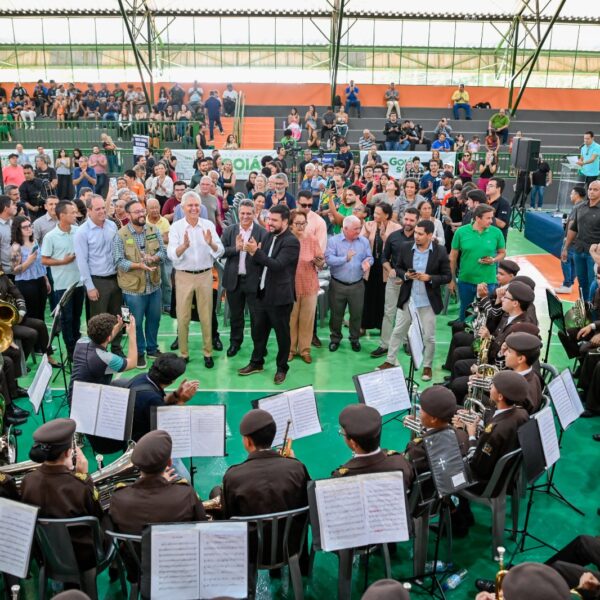 Em Goiânia, inaugurada a reforma do ginásio no Parque Atheneu