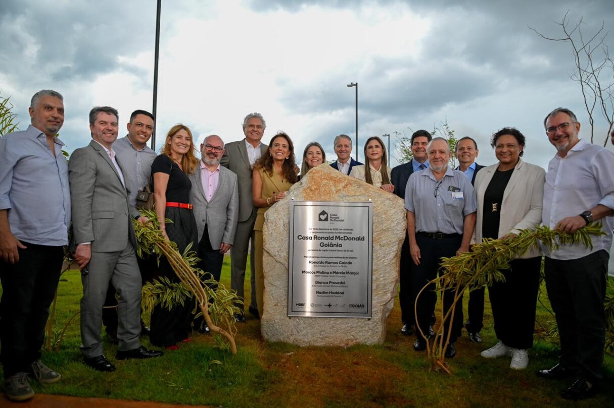 Lançamento da pedra fundamental da Casa Ronald McDonald