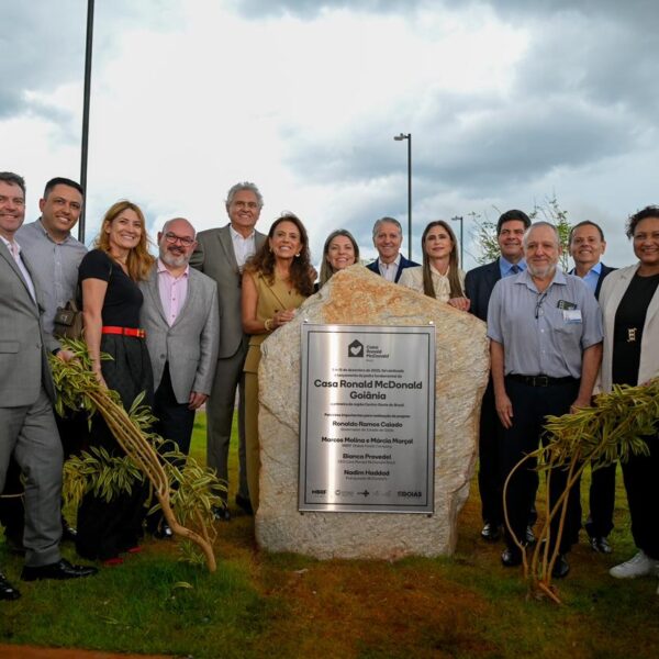 Lançamento da pedra fundamental da Casa Ronald McDonald