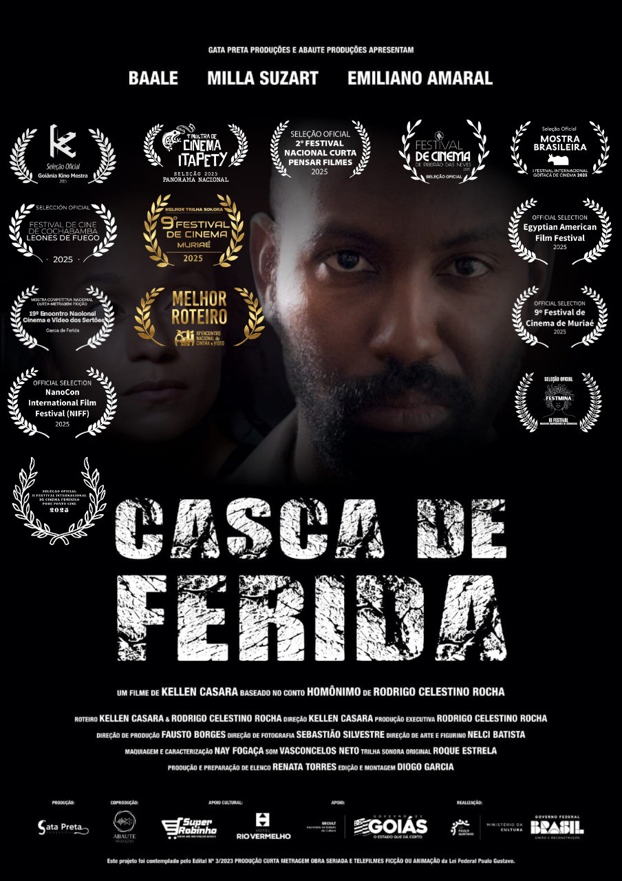 Filme Goiano “Casca de Ferida” Vence Prêmio de Melhor Roteiro no 19º Encontro Nacional de Cinema e Vídeo dos Sertões