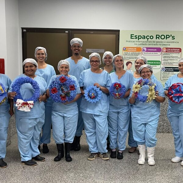 Crer transforma embalagens cirúrgicas em enfeites de Natal