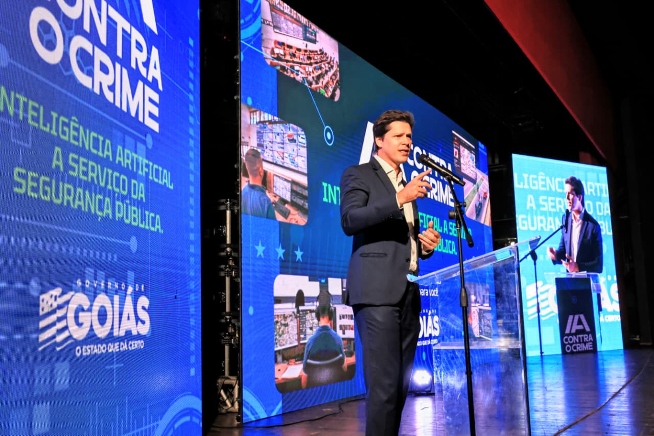 Daniel Vilela no lançamento da IA Contra o Crime