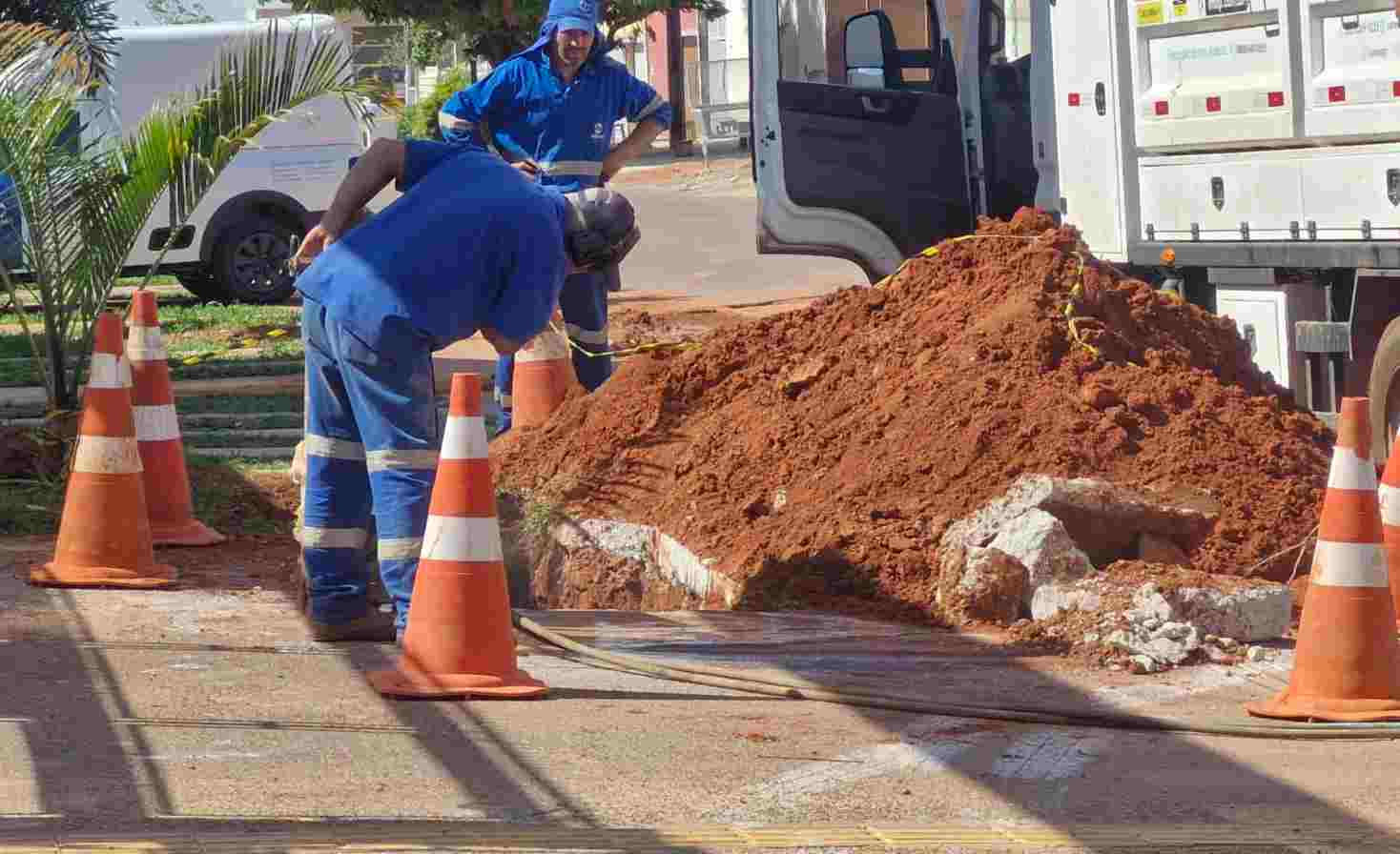 Força-tarefa vazamentos em Valparaíso