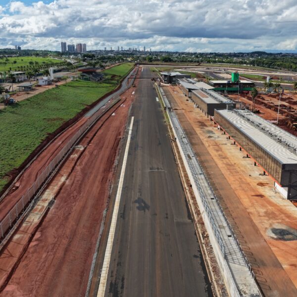 Obras do Autódromo Internacional de Goiânia entram na reta final e atingem 84% de execução