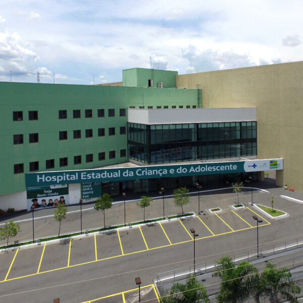 Fachada do Hecad, que está entre os 100 melhores hospitais públicos do país