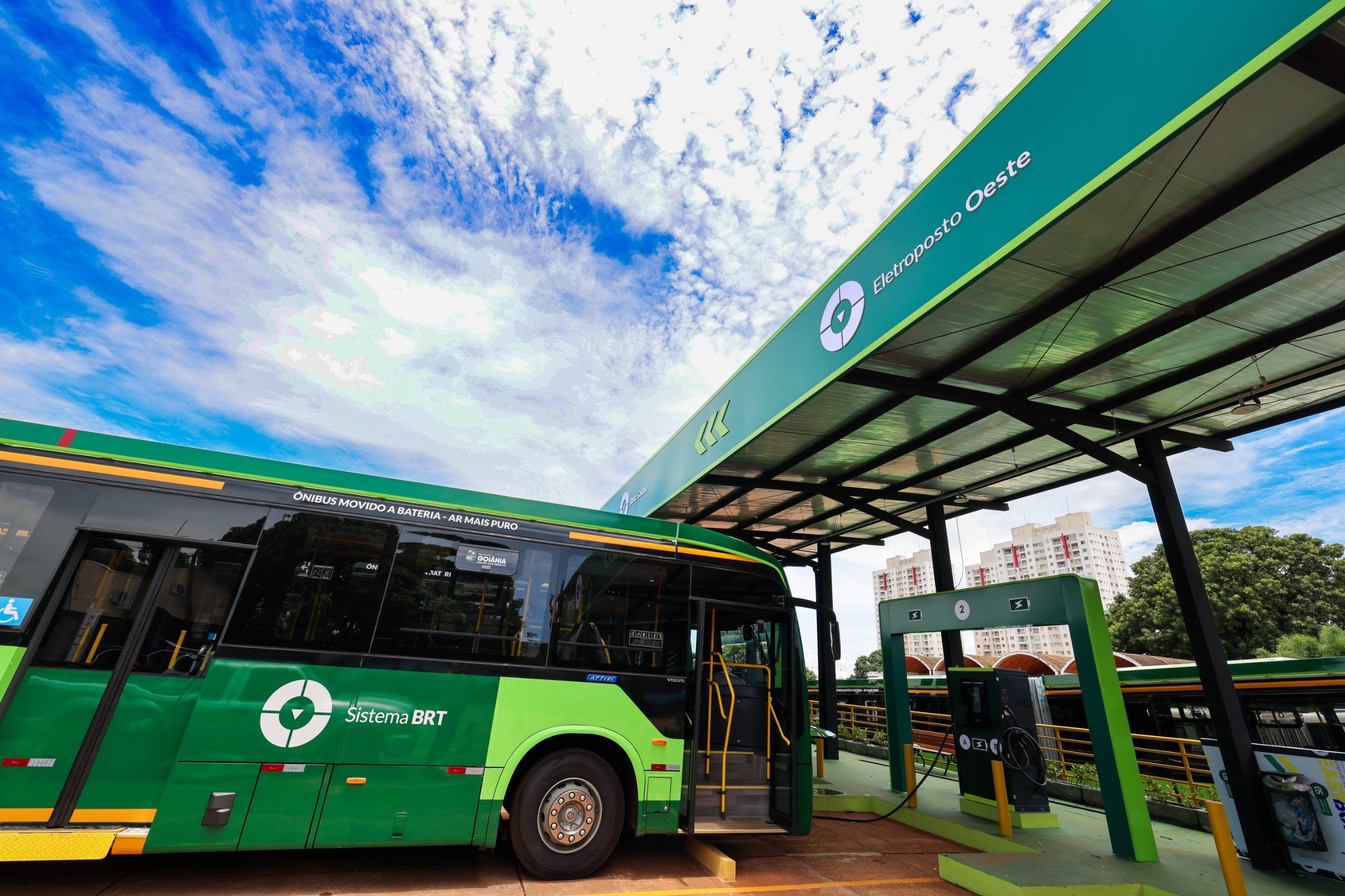 Carregamento de ônibus elétrico