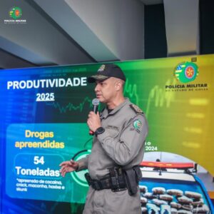 PM apresenta dados da segurança pública em Goiás