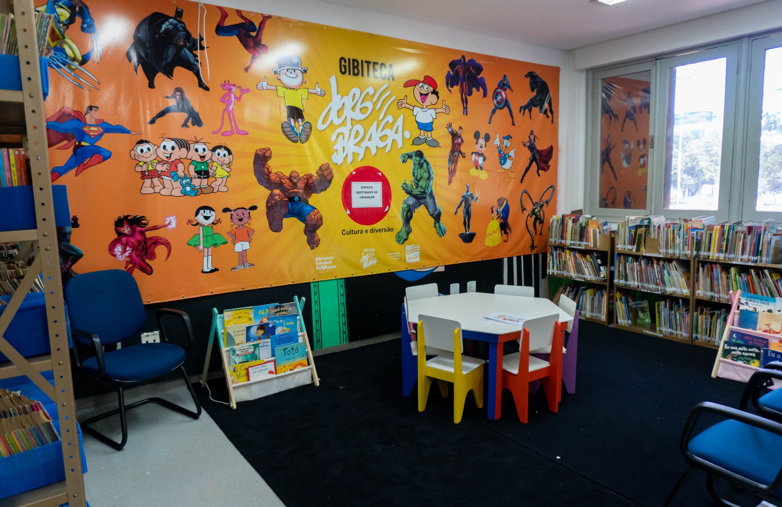 Gibiteca Jorge Braga promove projeto “Férias Literárias” durante o mês de janeiro - Imagem interna da gibiteca