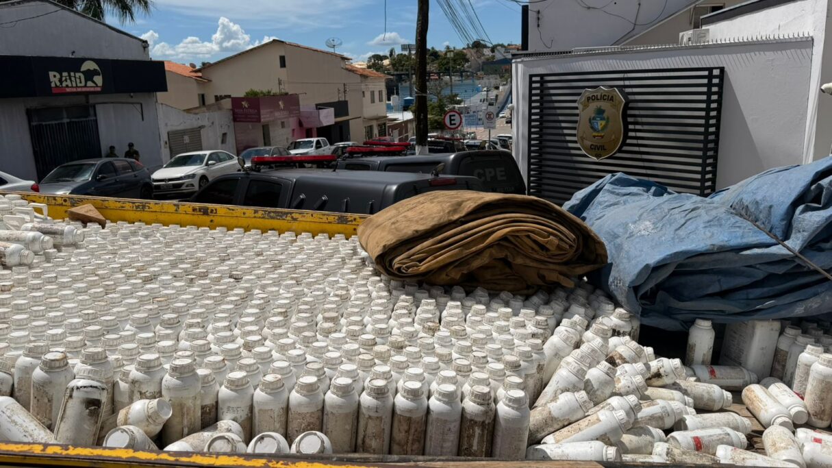 carregamento de agrotóxico irregular