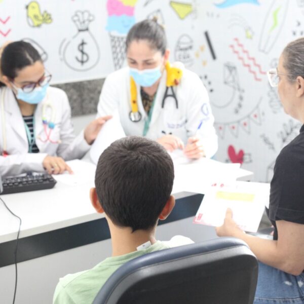 Atendimento de criança com doença respiratória no Hecad