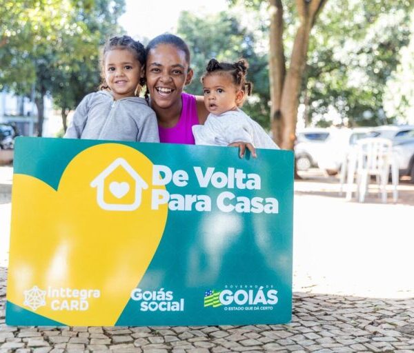 Família beneficiada pelo programa De Volta pra Casa