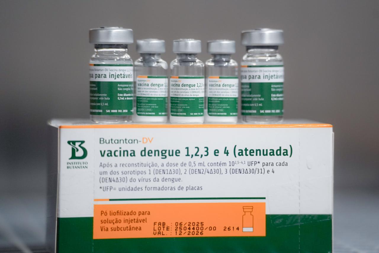 Goiás recebe nova vacina contra a dengue do Instituto Butantan