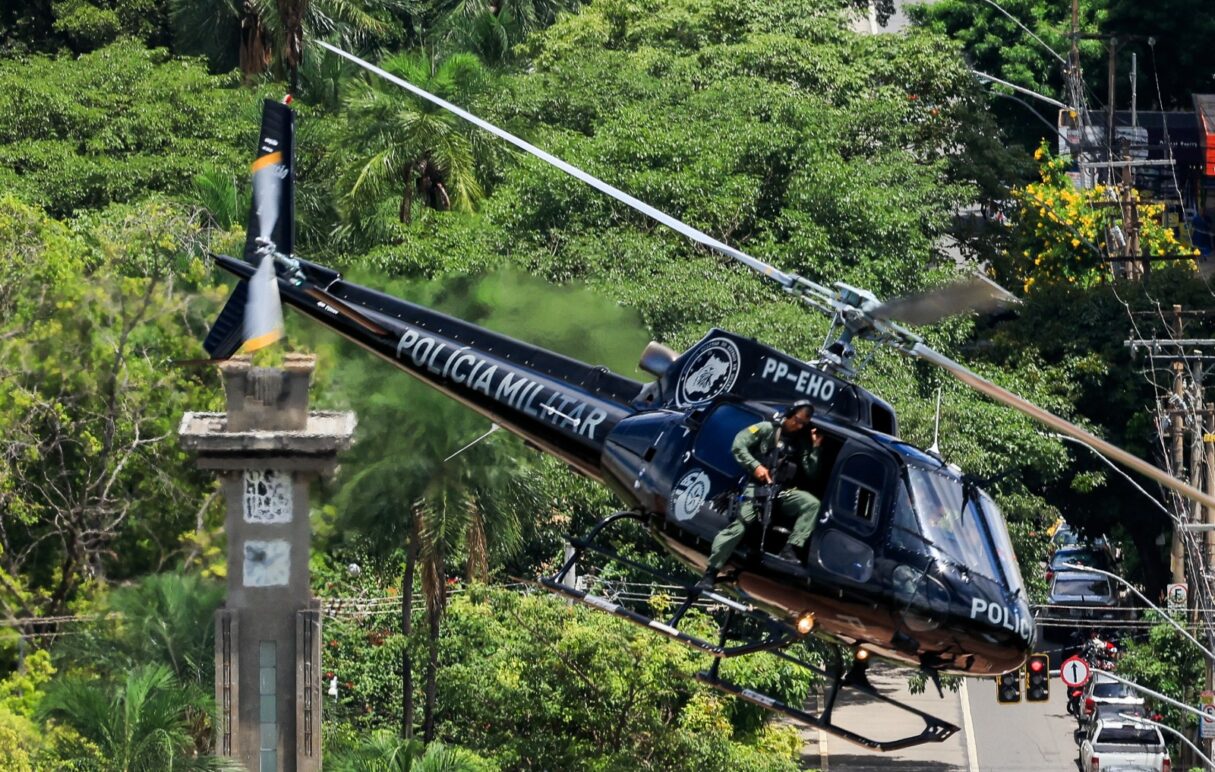 Helicóptero da polícia