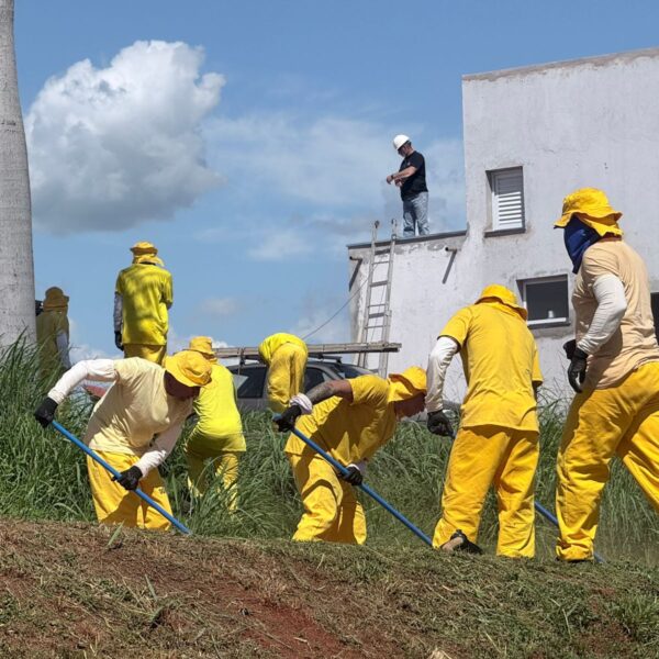 Reeducandos no Autódromo Internacional de Goiânia