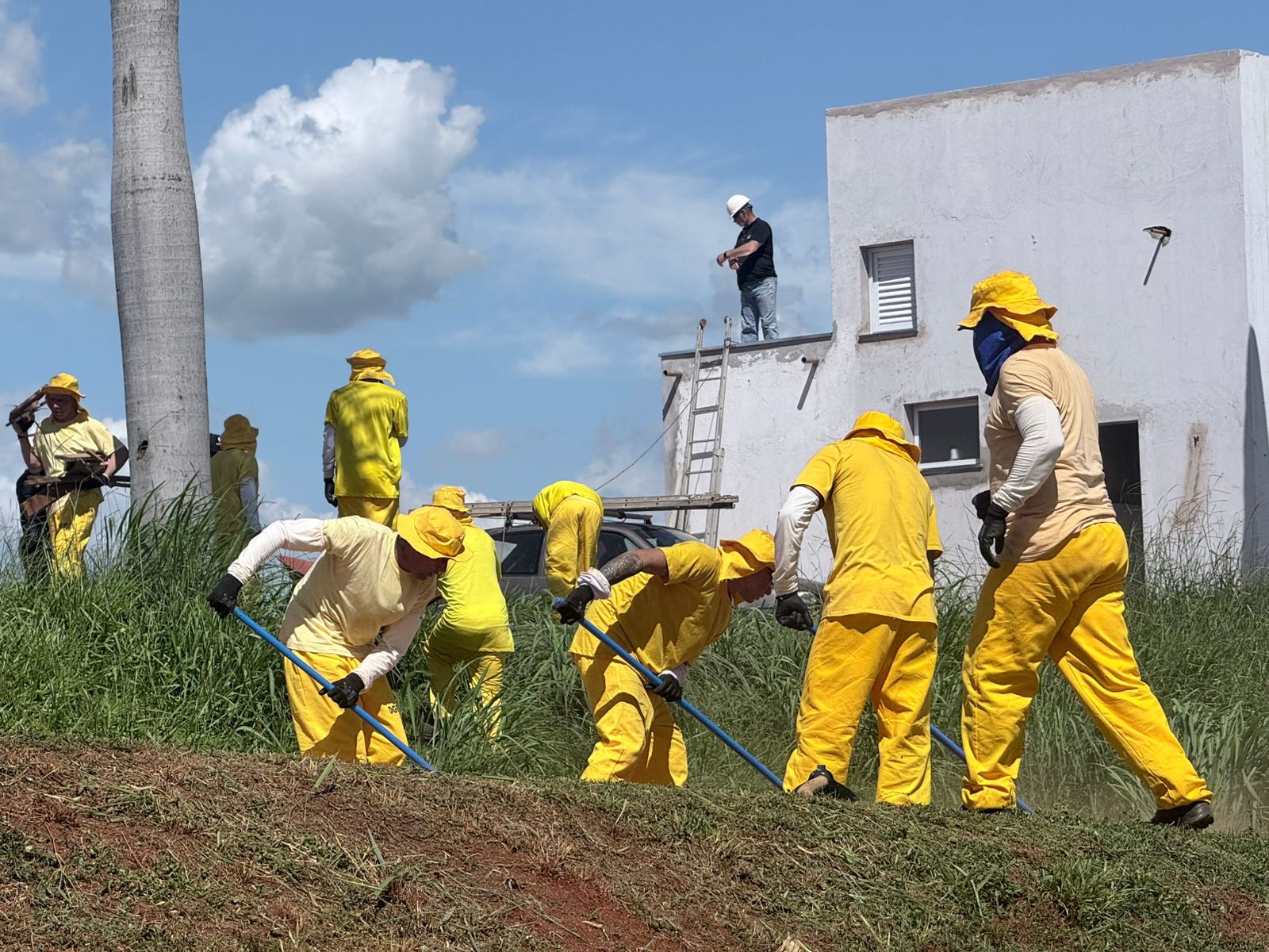 Reeducandos no Autódromo Internacional de Goiânia