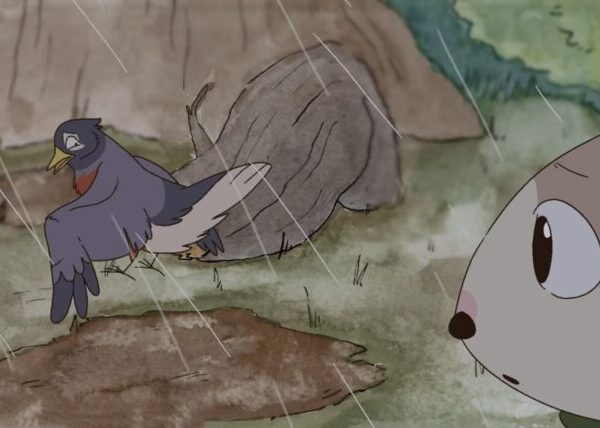 Imagem do curto em exibição no Cine Ferroviário